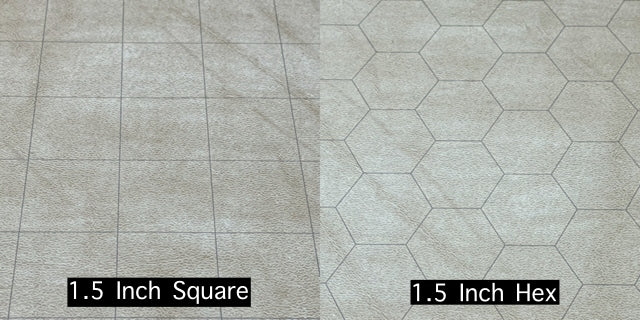 Chessex: Megamat - 1.5" Square x 1.5" Hexes