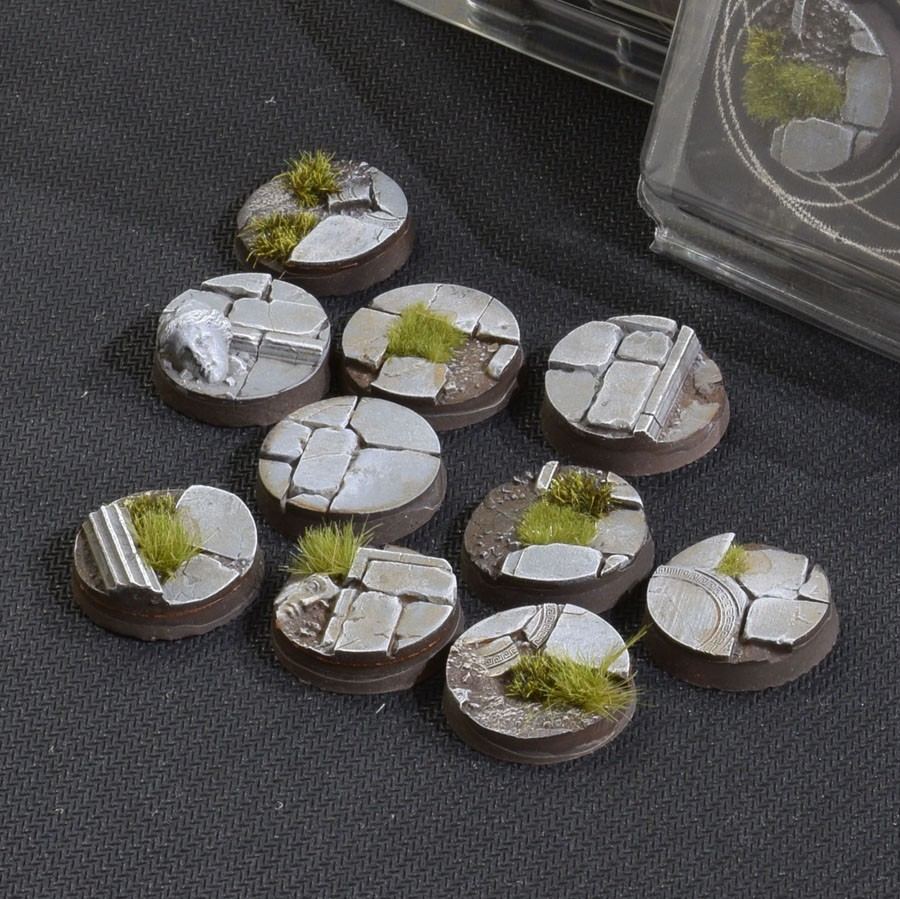 GamersGrass: Temple Round Bases - 25mm