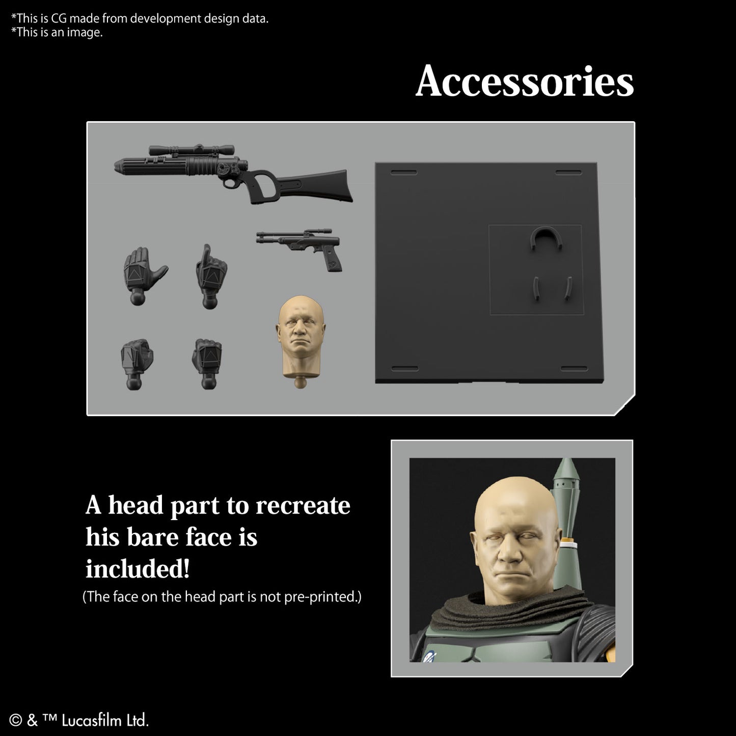 Bandai Spirits: Boba Fett (The Mandalorian) Model Kit