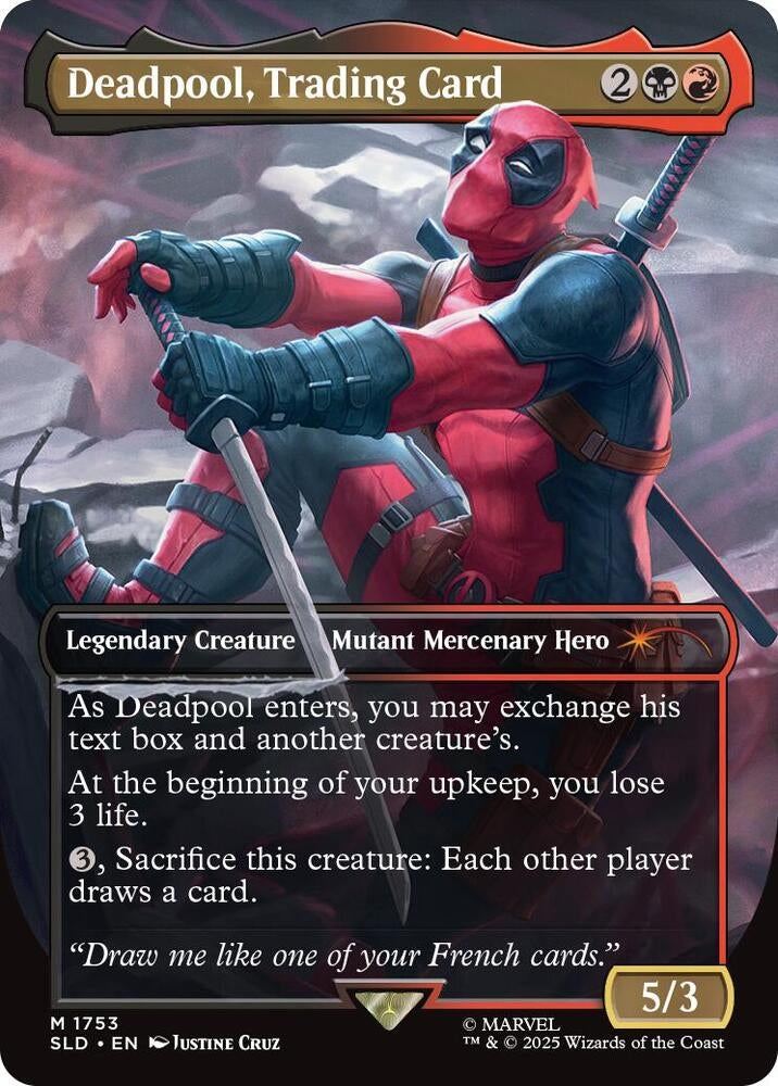 Magic the Gathering: Secret Lair x Marvel's Deadpool: April Pool's Day! (Non-Foil Edition)