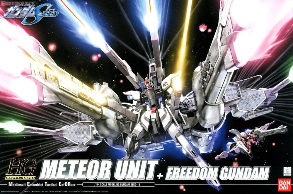 Bandai: HG Gundam SEED-16 Meteor Unit + Freedom Gundam