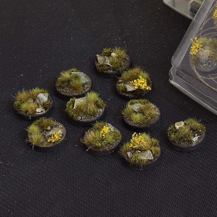 GamersGrass: Highland Round Bases - 25mm
