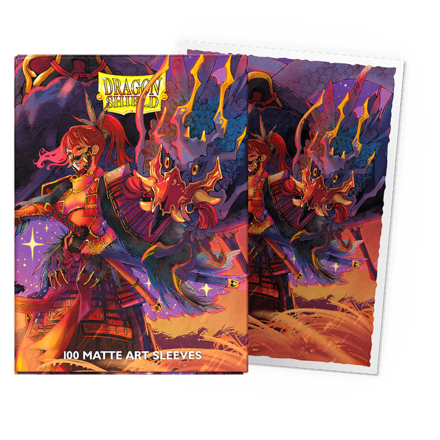 Dragon Shield 100 Count Sleeves Standard Matte Art - The Fallen