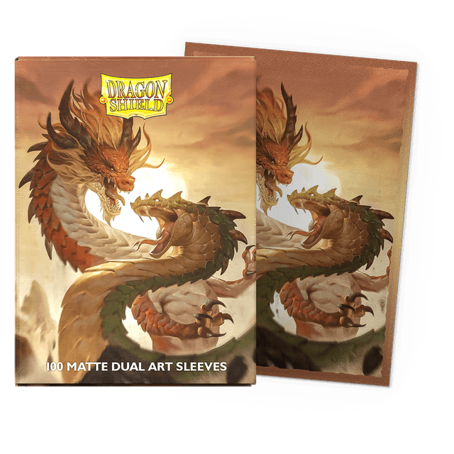 Dragon Shield 100 Count Sleeves Matte Dual Art Year of the Wood Snake 2025