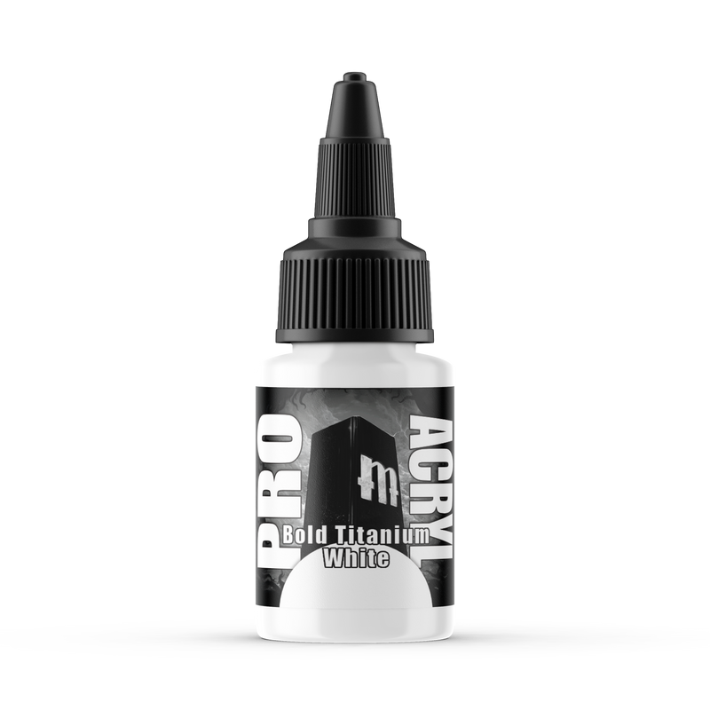 Monument Hobbies: Pro Acryl Paint - Bold Titanium White
