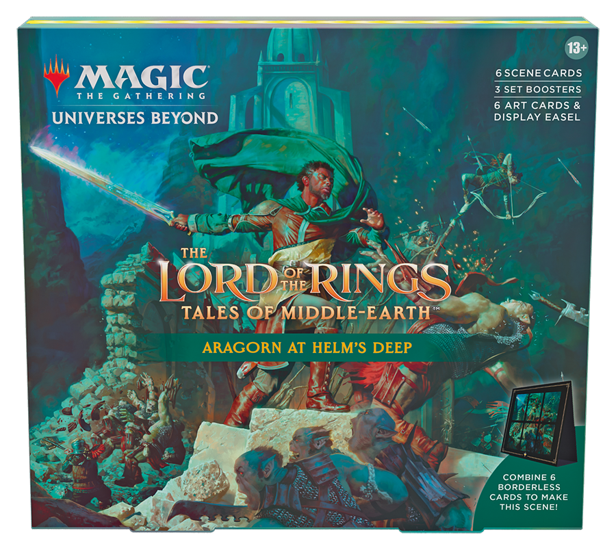 Magic the Gathering: The Lord of the Rings: Tales of Middle-earth Scene Box - Aragorn at Helm's Deep
