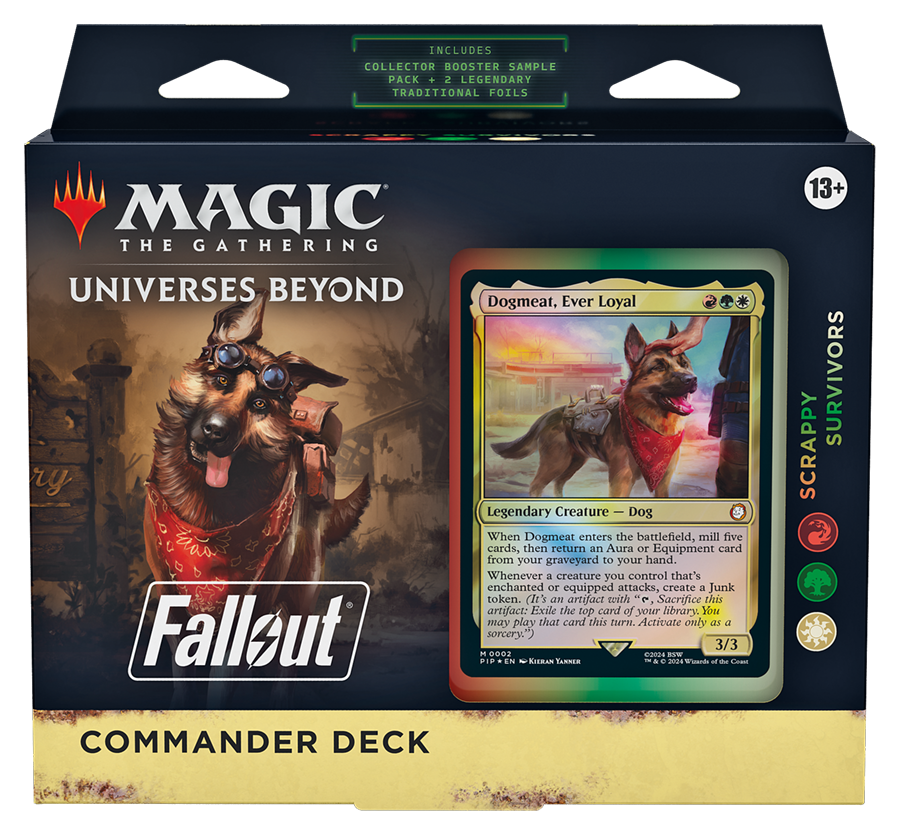 Magic the Gathering: Universes Beyond: Fallout Commander Deck - Scrappy Survivors
