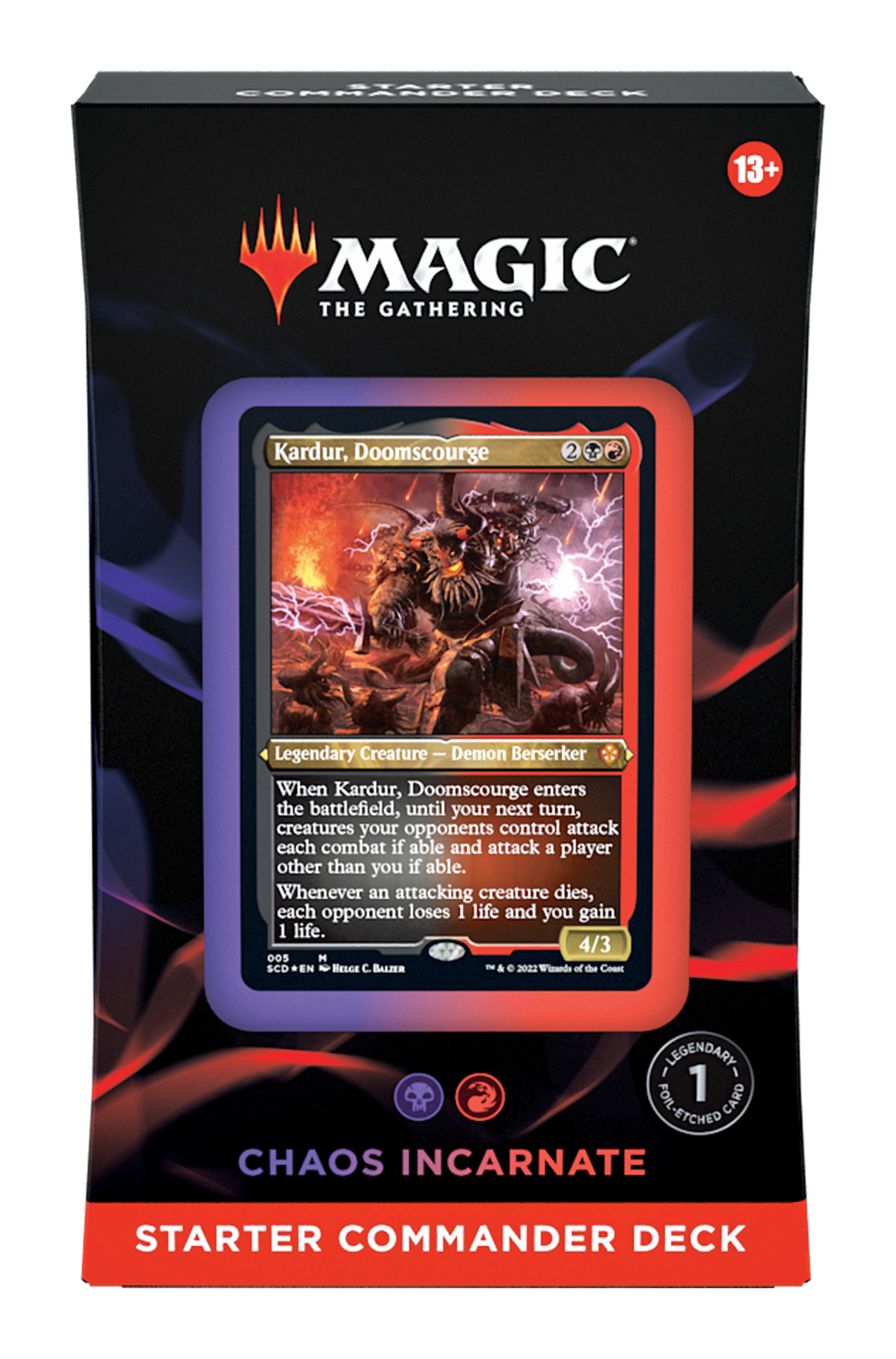 Magic the Gathering: Starter Commander Deck - Chaos Incarnate