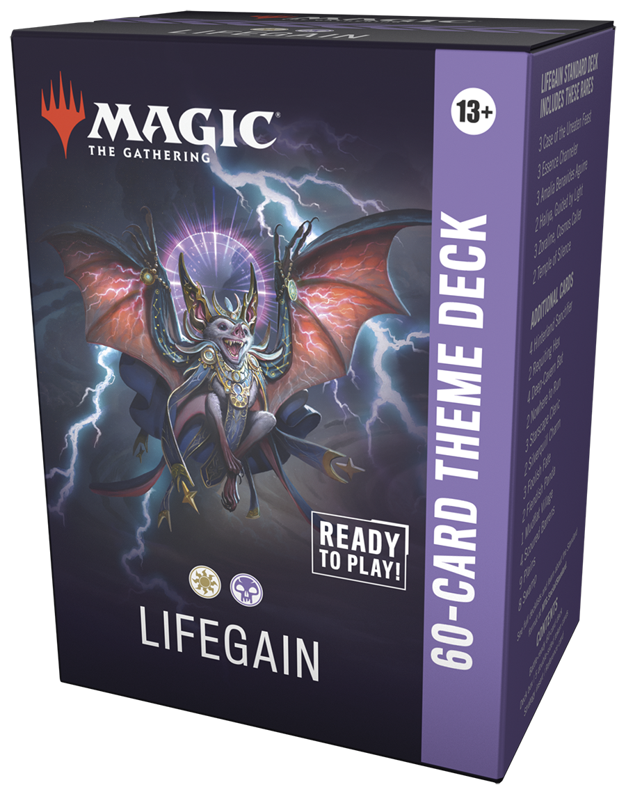 Magic: The Gathering Lifegain theme deck packaging on a white background