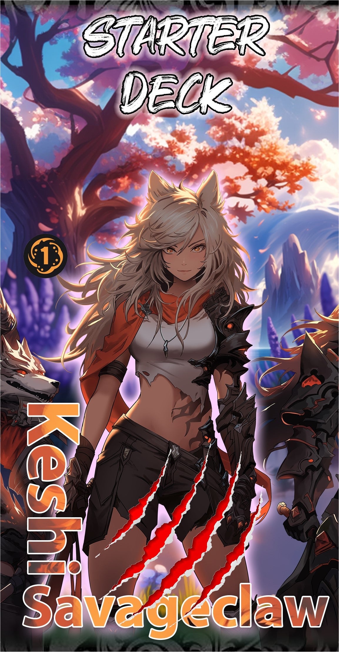 Soul Masters TCG: Keshi Savageclaw Starter Deck (1st Edition)