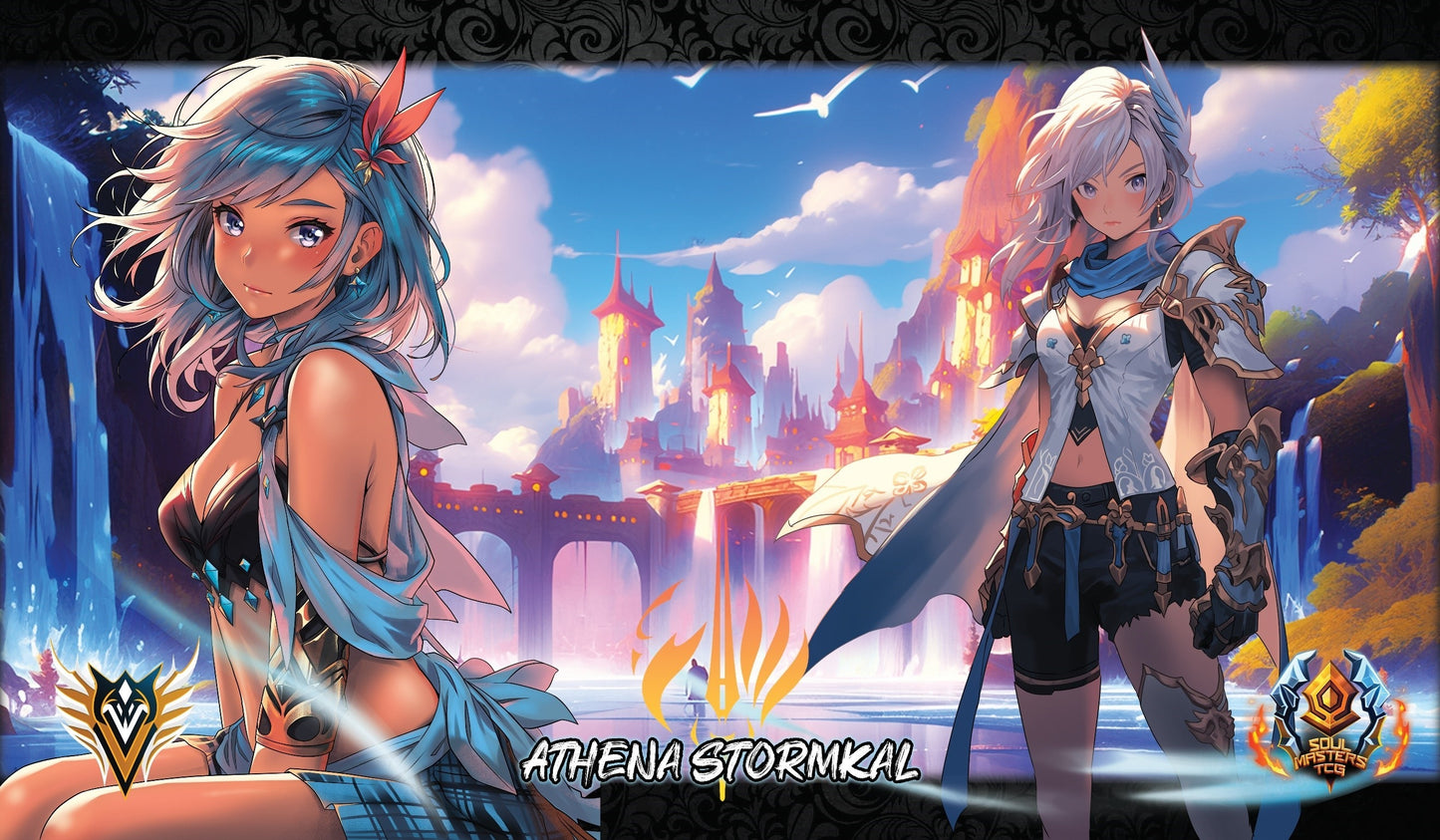 Soul Masters TCG: Athena Stormkal Playmat with Bag