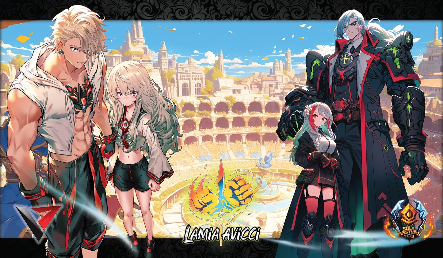 Soul Masters TCG: Lamia Avicci Playmat with Bag