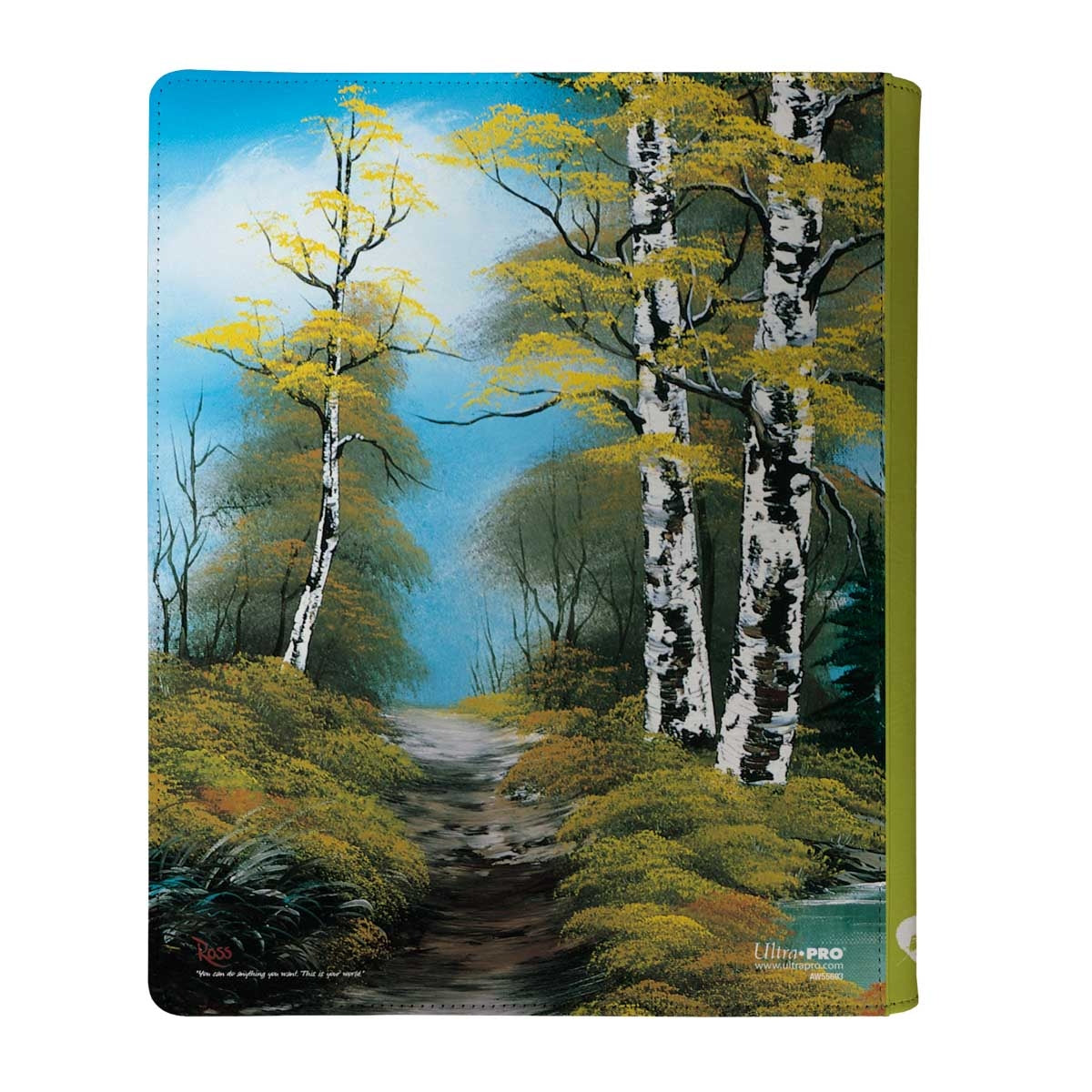 Ultra Pro: 9-Pocket Zippered Pro Binder – Bob Ross Lakeside Path