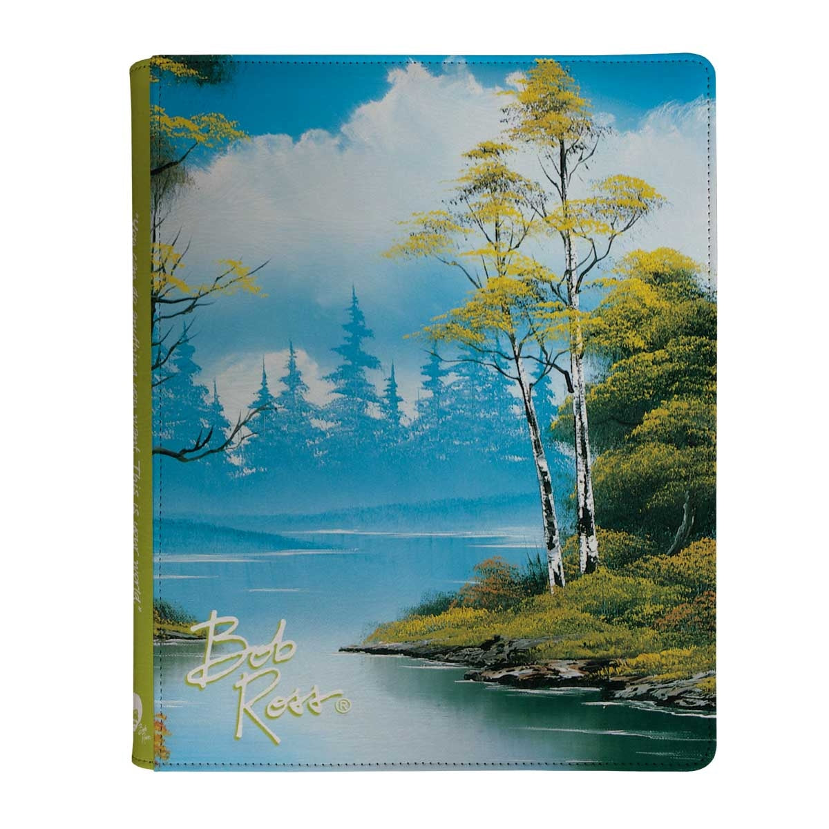 Ultra Pro: 9-Pocket Zippered Pro Binder – Bob Ross Lakeside Path
