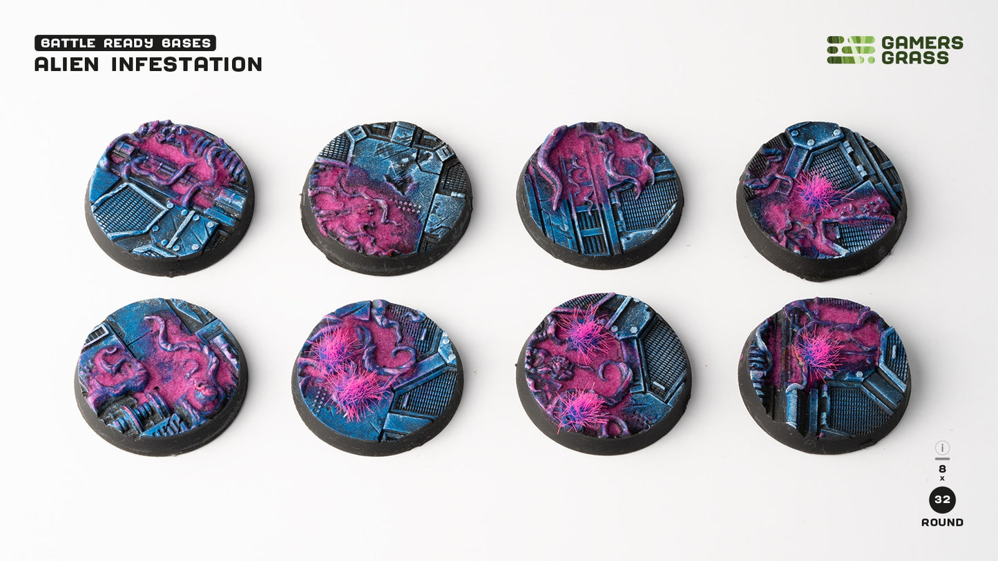 GamersGrass: Alien Infestation Bases - 32mm