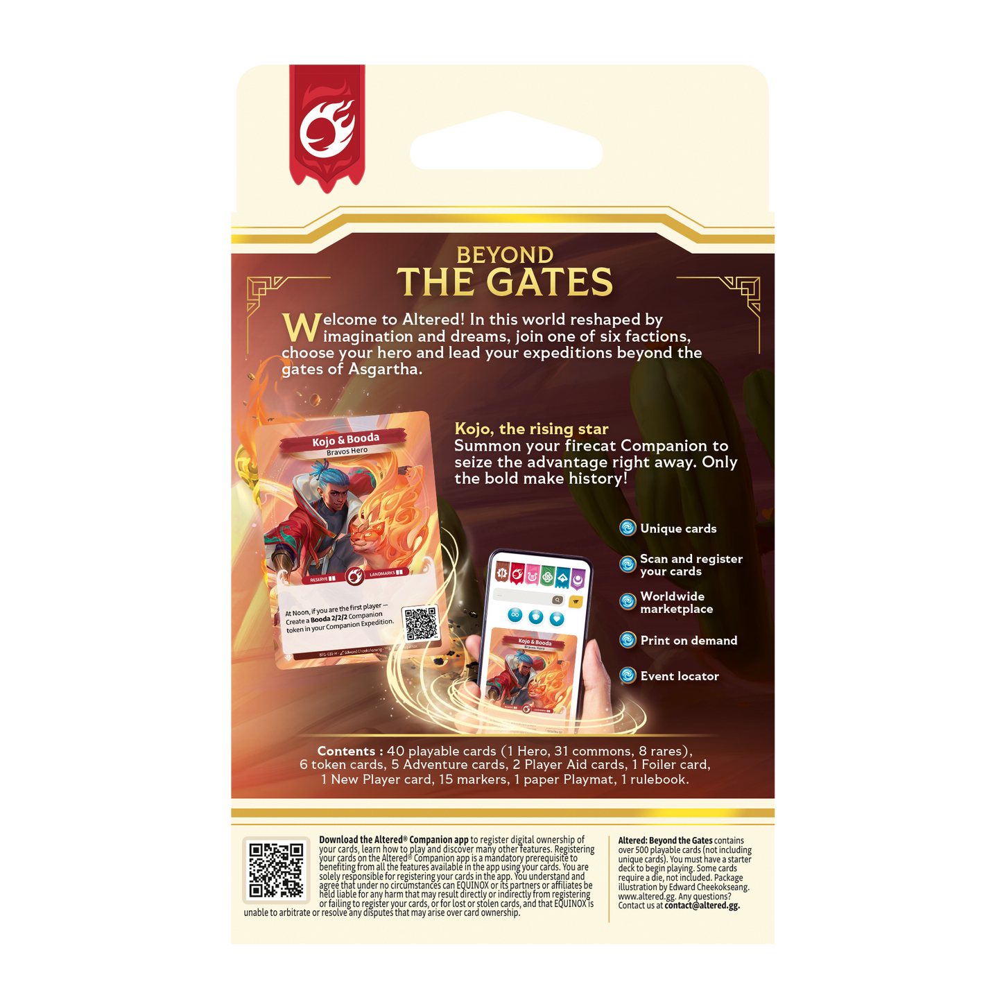 Altered TCG: Beyond the Gates Starter Deck - Bravos