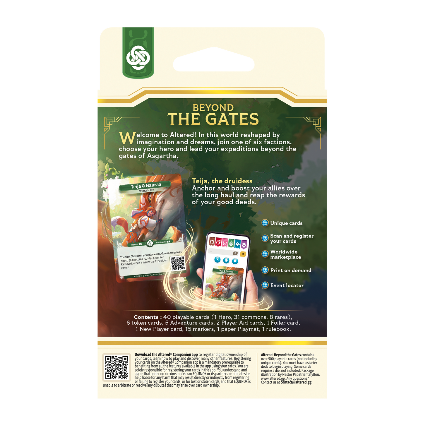 Altered TCG: Beyond the Gates Starter Deck - Muna