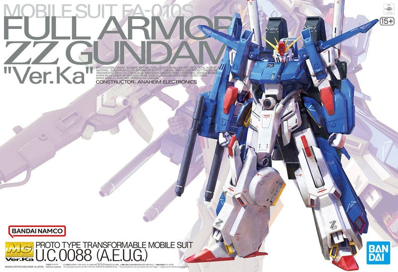 Bandai: MG Full Armor ZZ Gundam Ver. KA