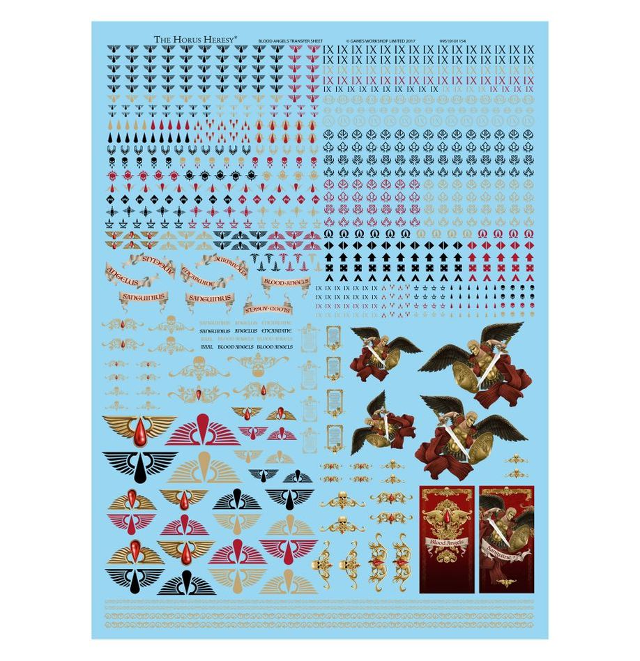 Blood Angels: Legion Transfer Sheet | Warhammer The Horus Heresy