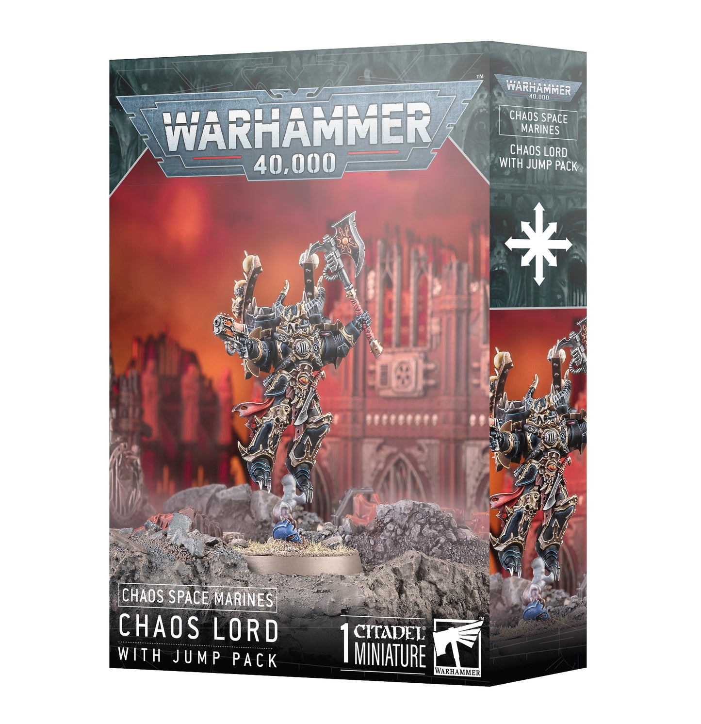 Chaos Space Marines: Chaos Lord with Jump Pack | Warhammer 40,000