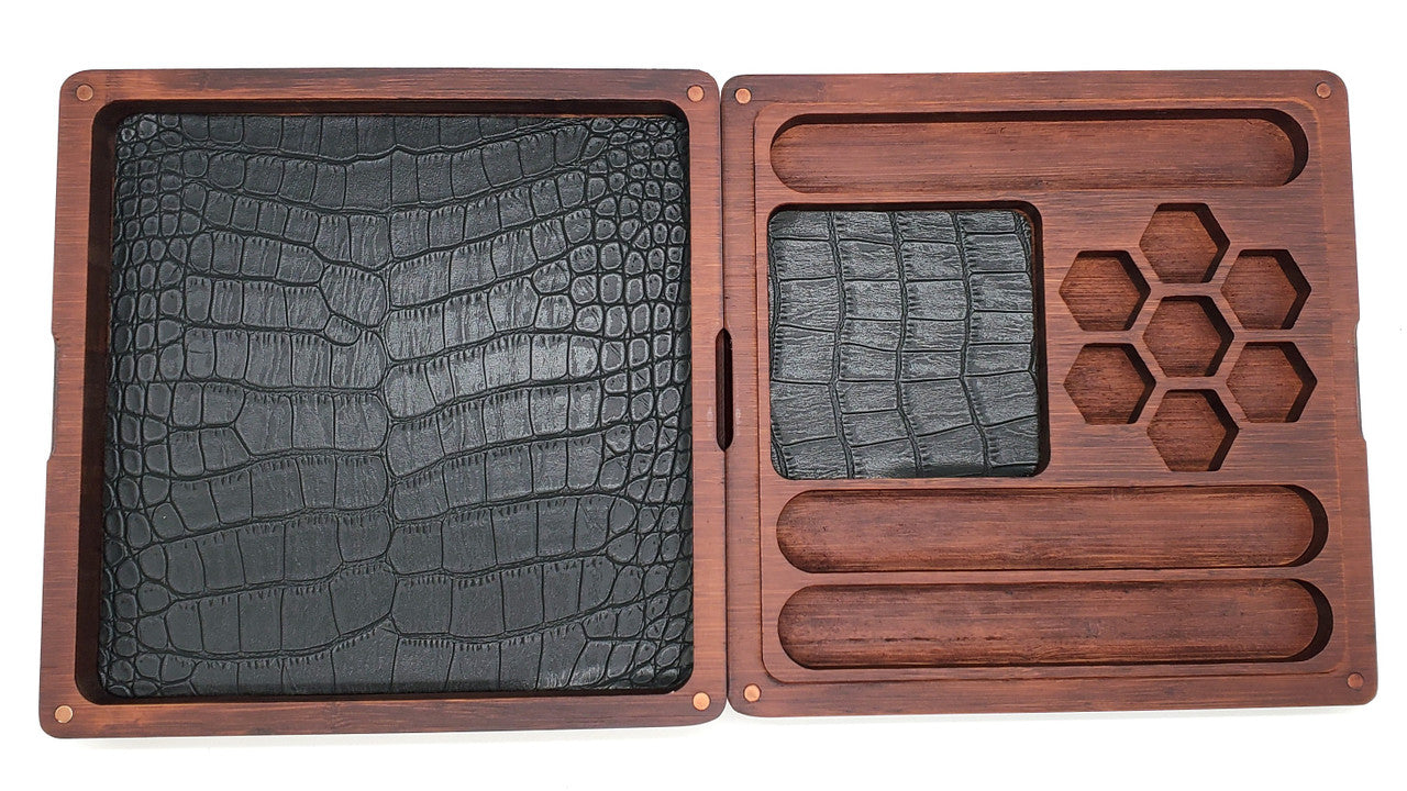 Old School Dice: Ultimate Player's Vault Dark Brown