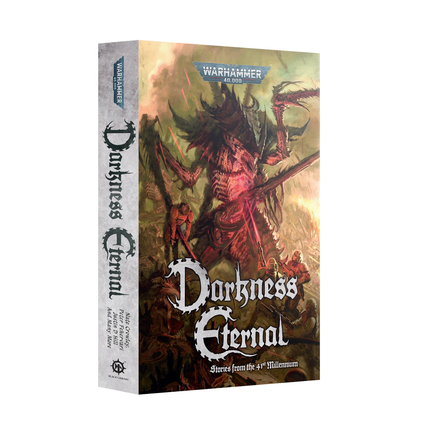 Box of 'Darkness Eternal' from Warhammer on a white background