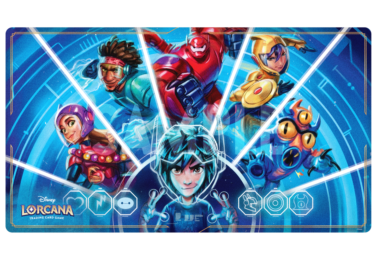 Disney Lorcana TCG: Archazia's Island Playmat Big Hero 6 We Could Be Immortals