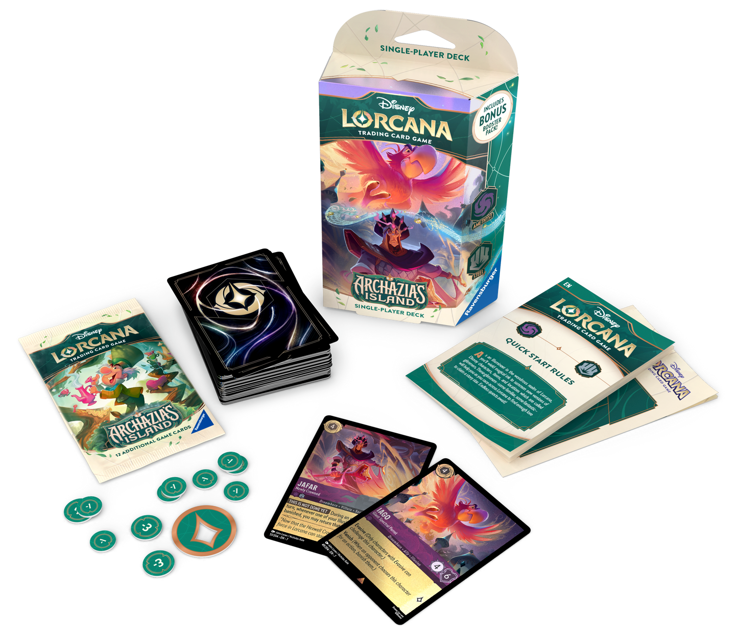 Disney Lorcana TCG: Archazia's Island Starter Deck - Amethyst/Steel