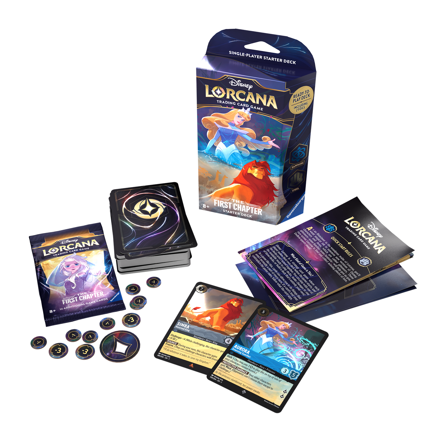 Disney Lorcana TCG: The First Chapter Starter Deck Sapphire/Steel