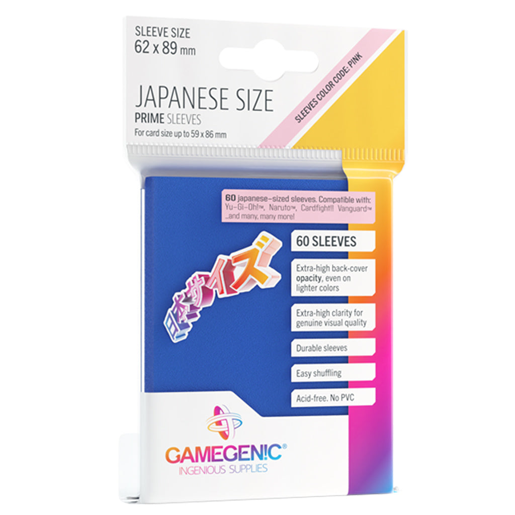 Gamegenic PRIME Sleeves - Japanese Size - Blue