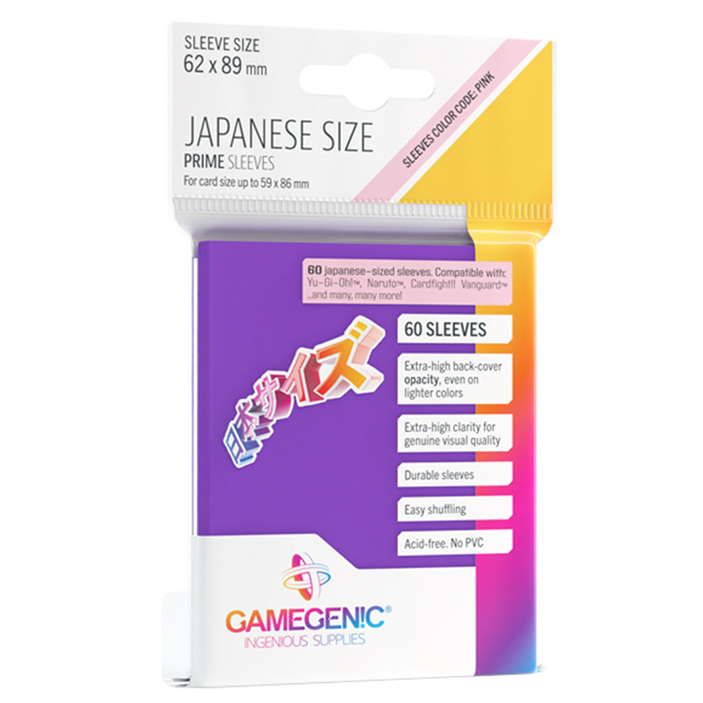 Gamegenic PRIME Sleeves - Japanese Size - Purple