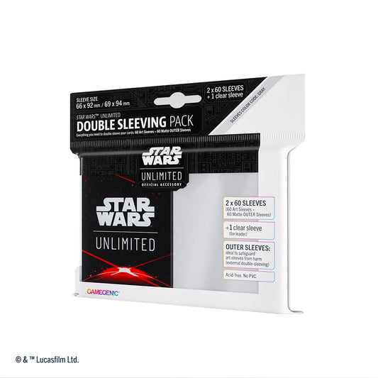 Star Wars Unlimited: Double Sleeving Pack Space Red