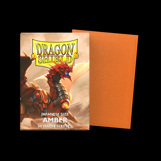 Dragon Shield 60 Count Sleeves Japanese Matte Amber