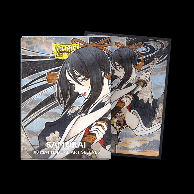 Dragon Shield 100 Count Sleeves Matte Dual Art Samurai
