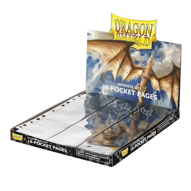 Dragon Shield: Japanese Size 18-Pocket Pages (50 Count)