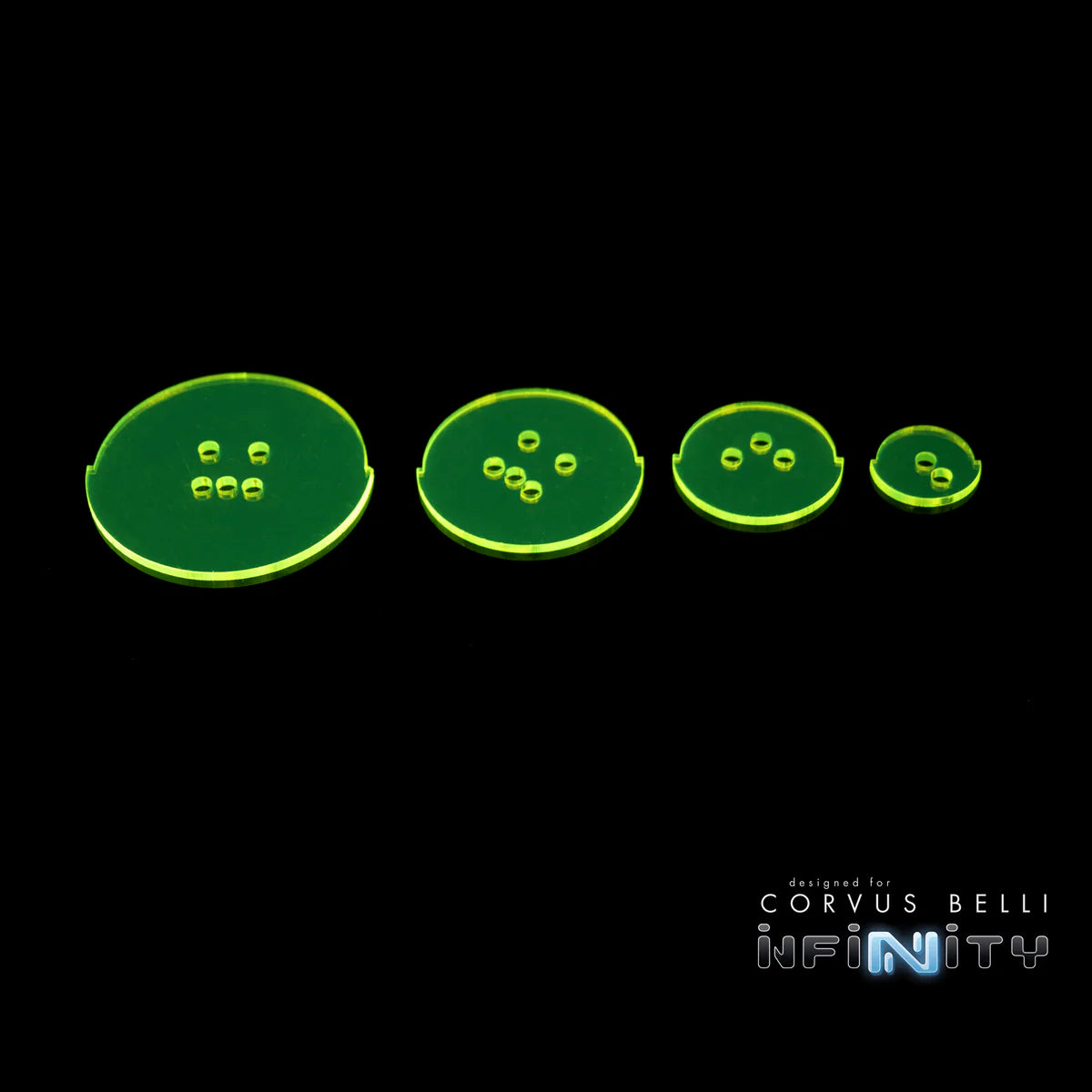 Infinity: Line of Fire Status Discs - Green