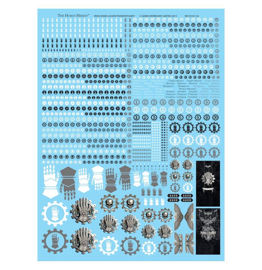 Iron Hands: Legion Transfer Sheet | Warhammer The Horus Heresy