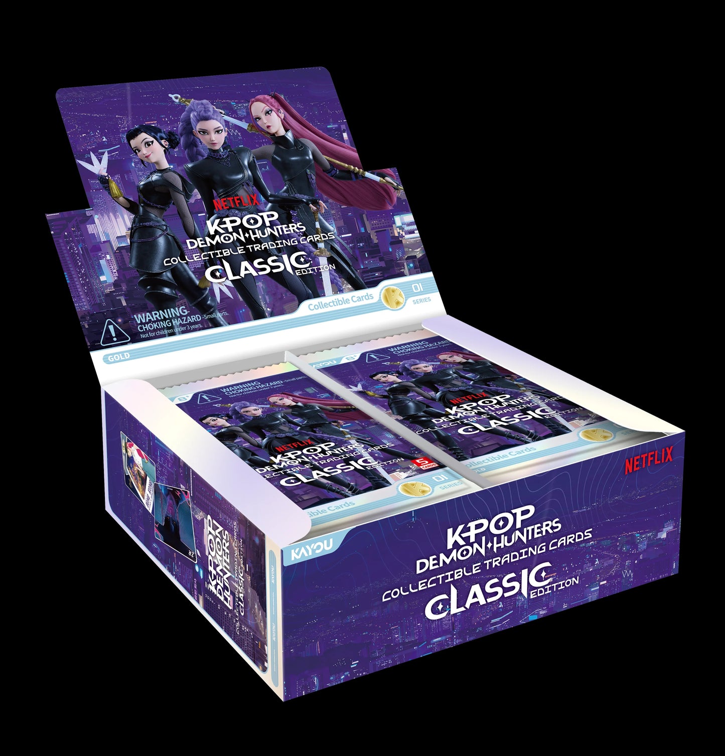 KPop Demon Hunters Collectible Trading Cards - Classic Edition Booster Box