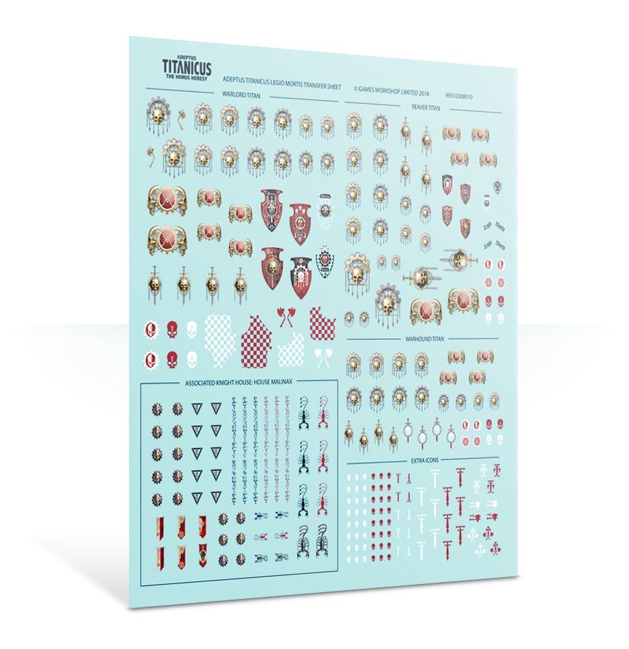 Legio Mortis: Transfer Sheet | Adeptus Titanicus