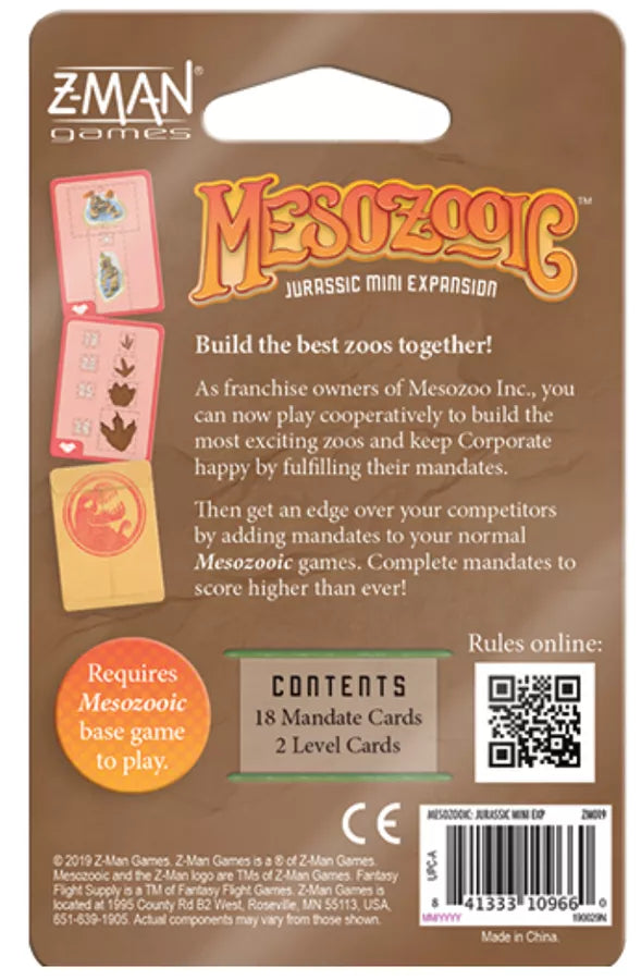 Mesozooic: Jurassic Mini Expansion