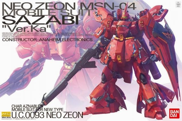 Bandai: MG MSN-04 Sazabi Ver.Ka