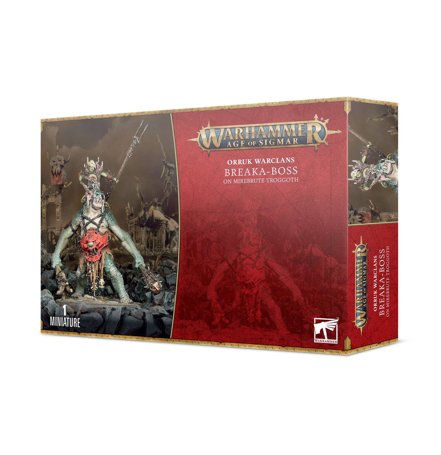 Orruk Warclans: Breaka-boss on Mirebrute Troggoth | Warhammer Age of Sigmar