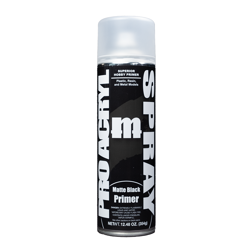 Pro Acryl Spray - Matte Black Primer