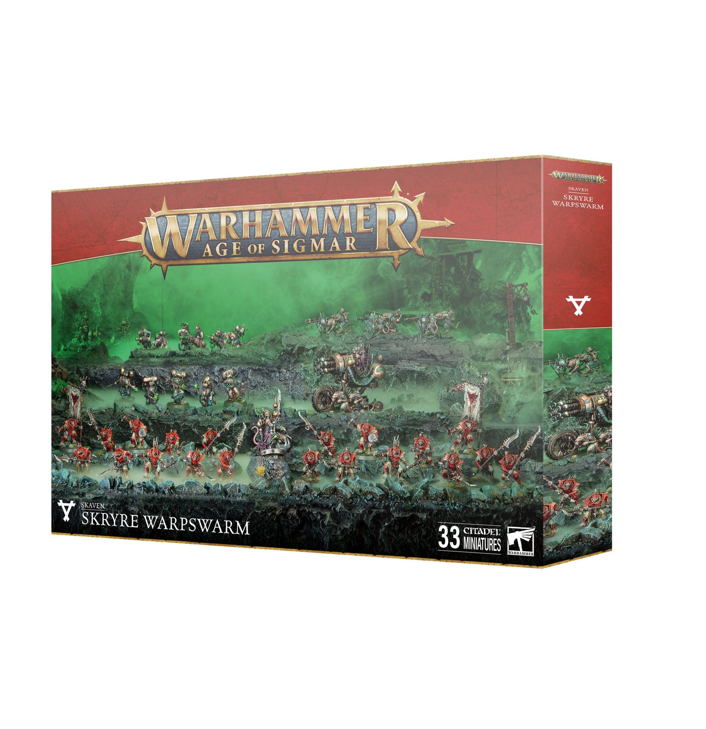 Warhammer Age of Sigmar Skryre Warpswarm box set packaging