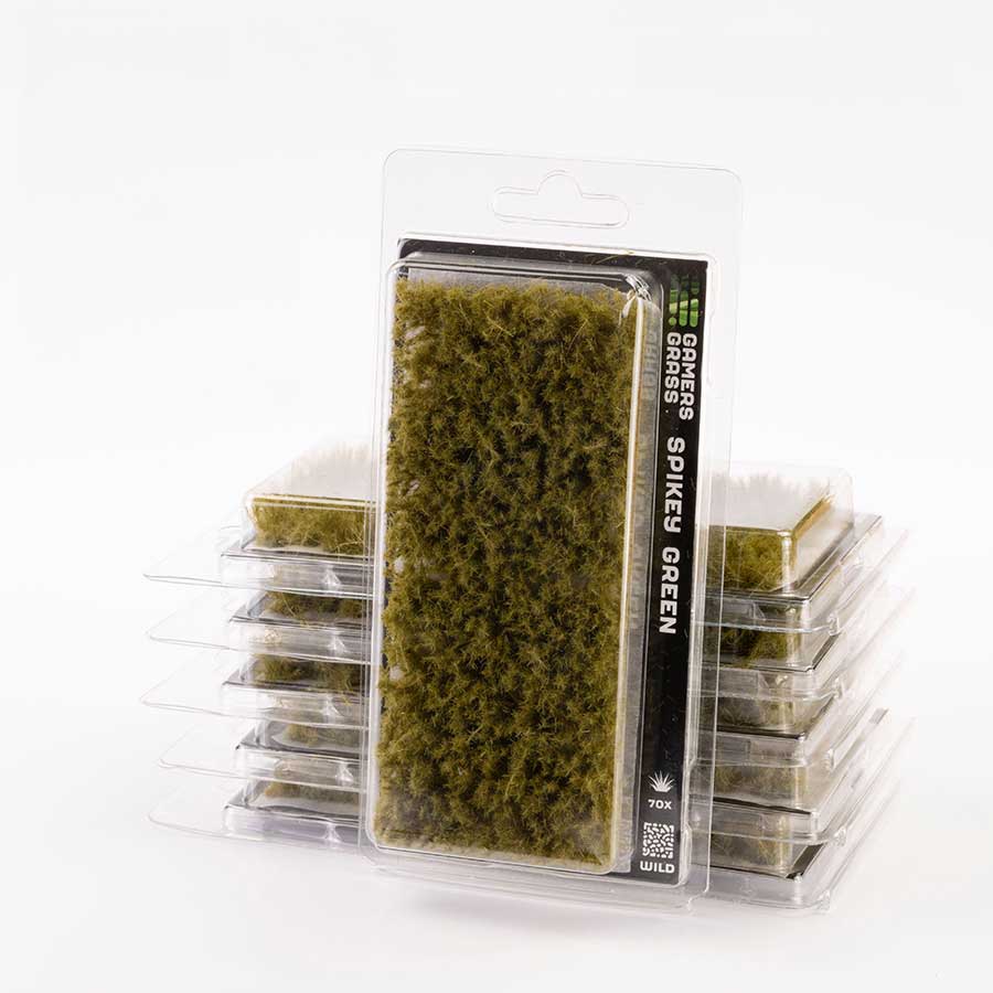 GamersGrass: Spikey Green 12mm Wild Tufts