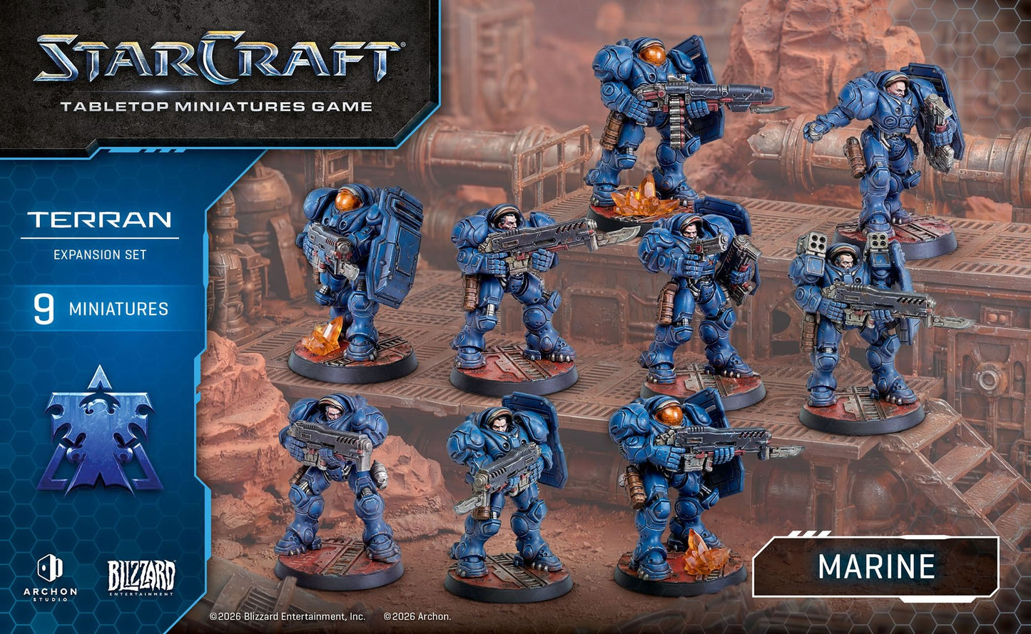 StarCraft Tabletop Miniatures Game: Terran Marine Expansion Set