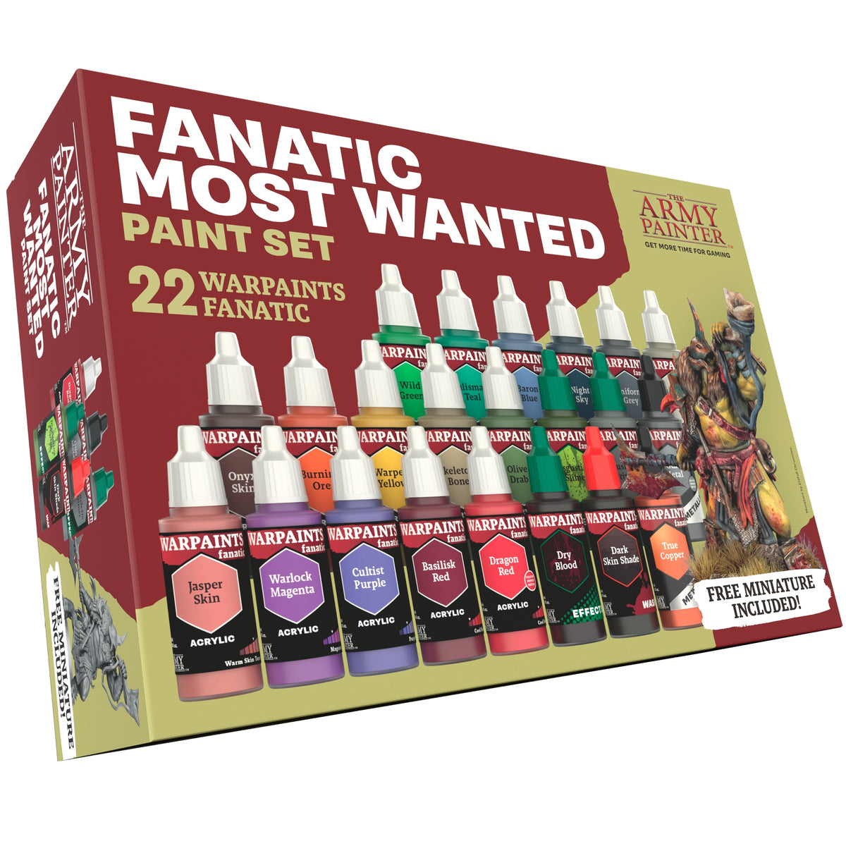The Army Painter Warpaints: Fanatic Most Wanted Paint Set