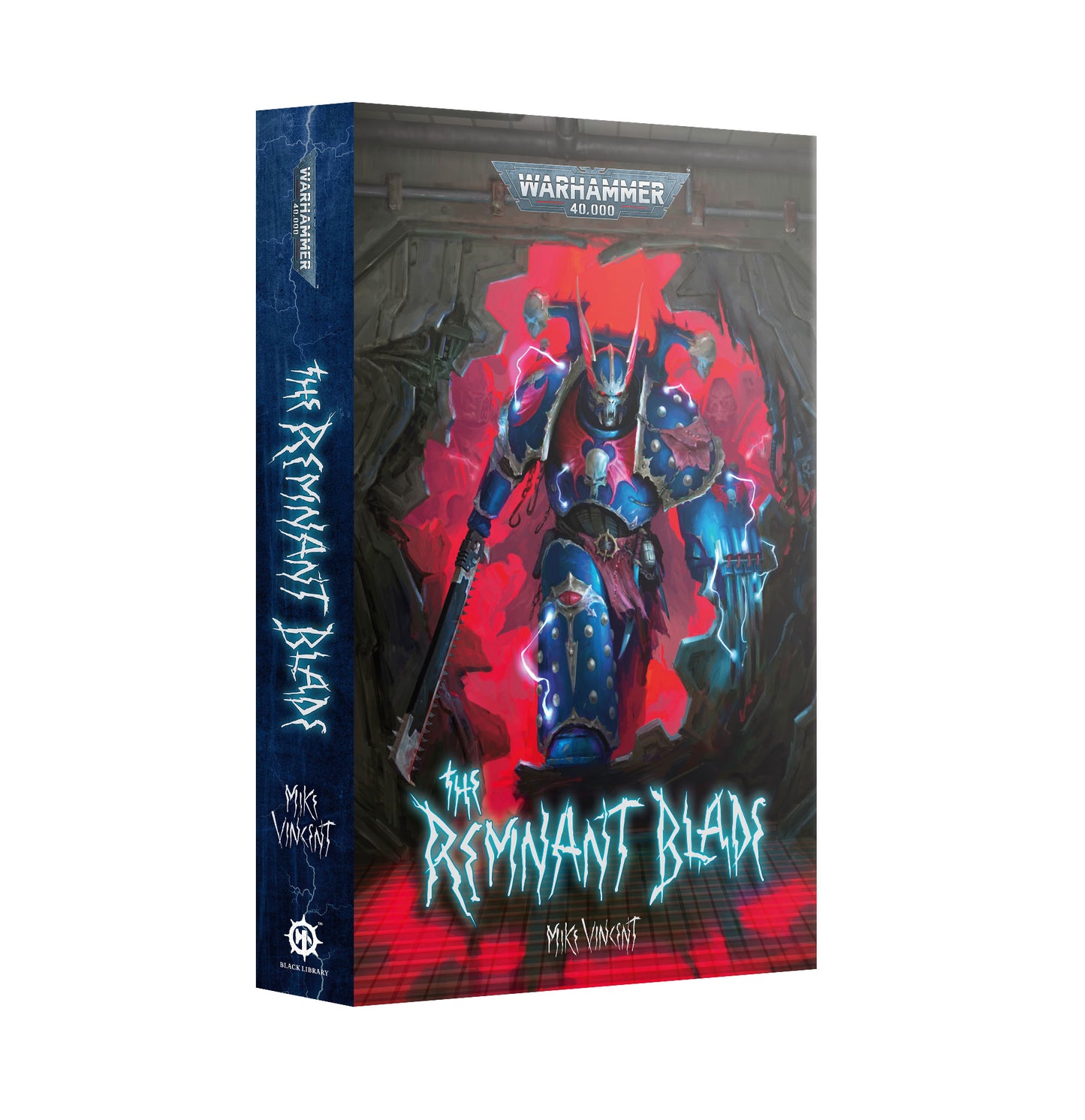 Book cover for 'The Remnant Blade' from Warhammer 40,000 on a white background
