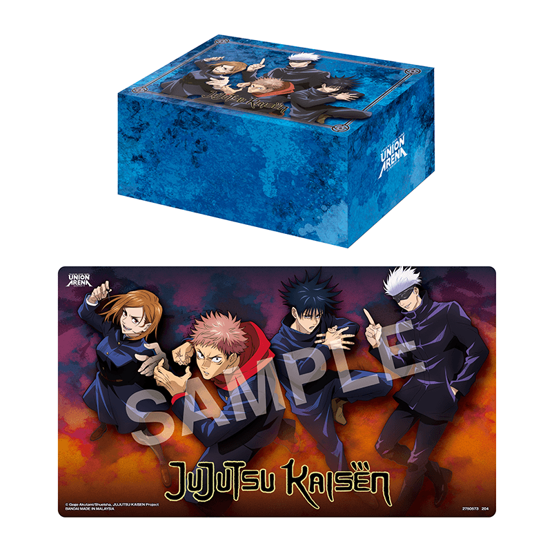Union Arena TCG: Jujutsu Kaisen Playmat & Half Storage Box Set