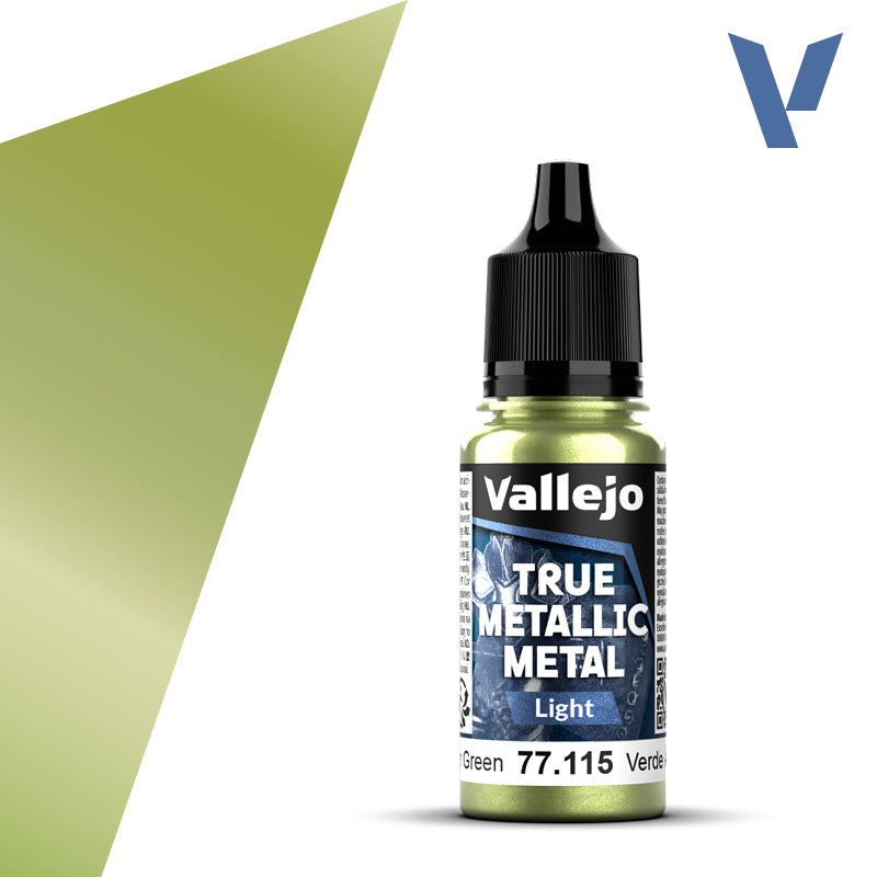 Vallejo Amber Green Light True Metallic Paint